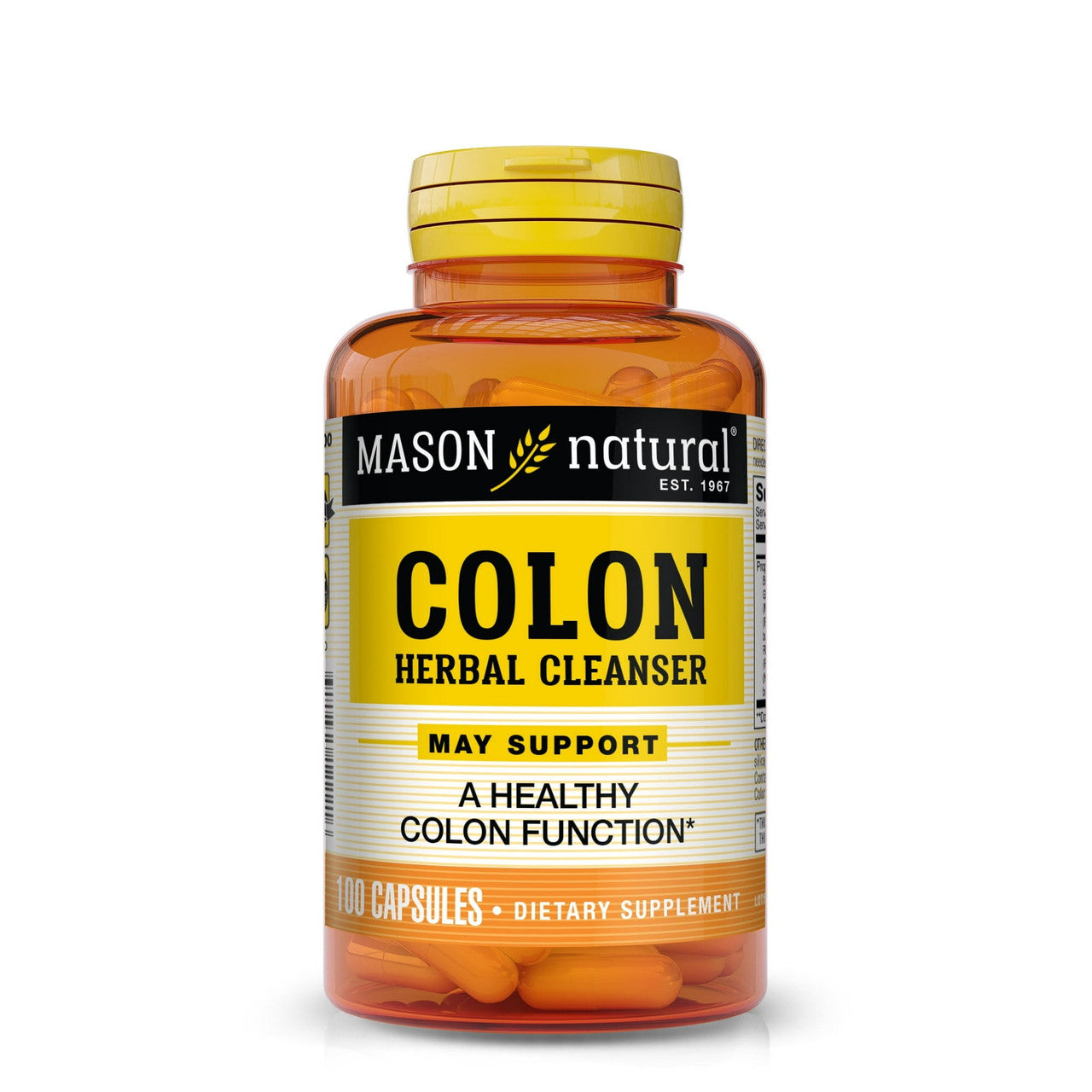 Mason Natural Colon Herbal Cleanser Capsules - 100 Ea